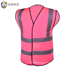 Police road safety yellow vest reflective Men's High-Visibility Public Safety Vests